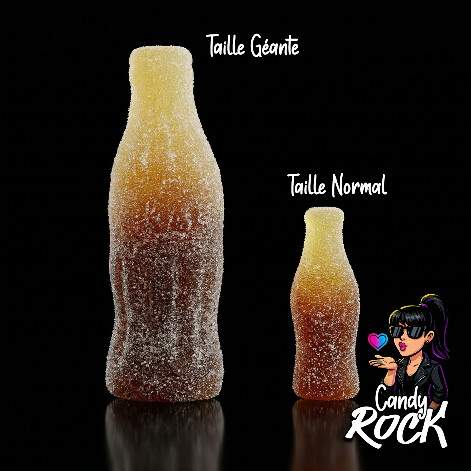 Bonbons bouteilles cola géantes acidulées – Vidal