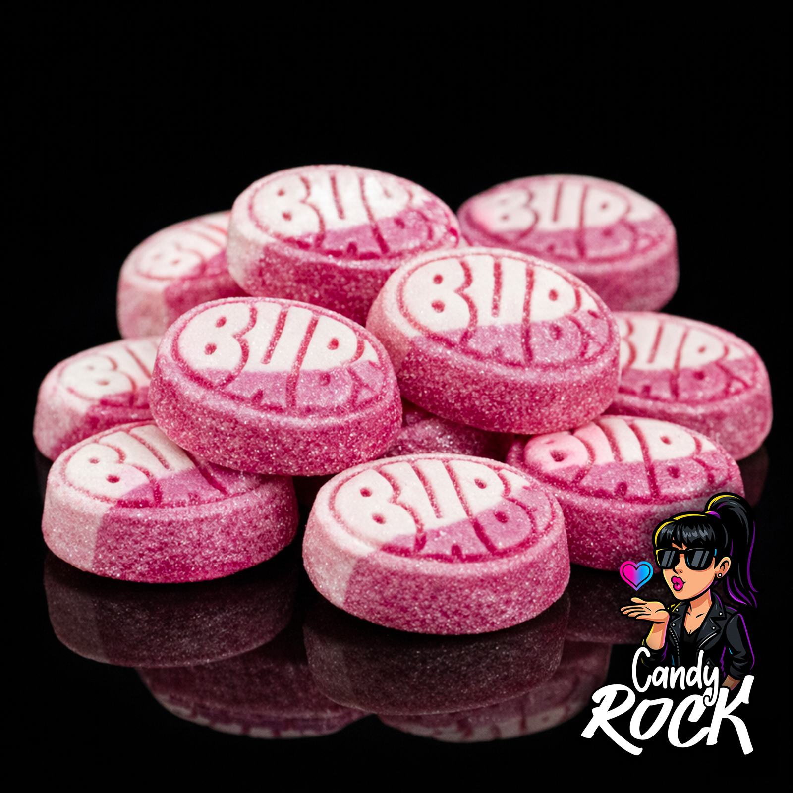 Bonbons vegan suédois Bubs Sour Ovals Fraise-Vanille – Bubs