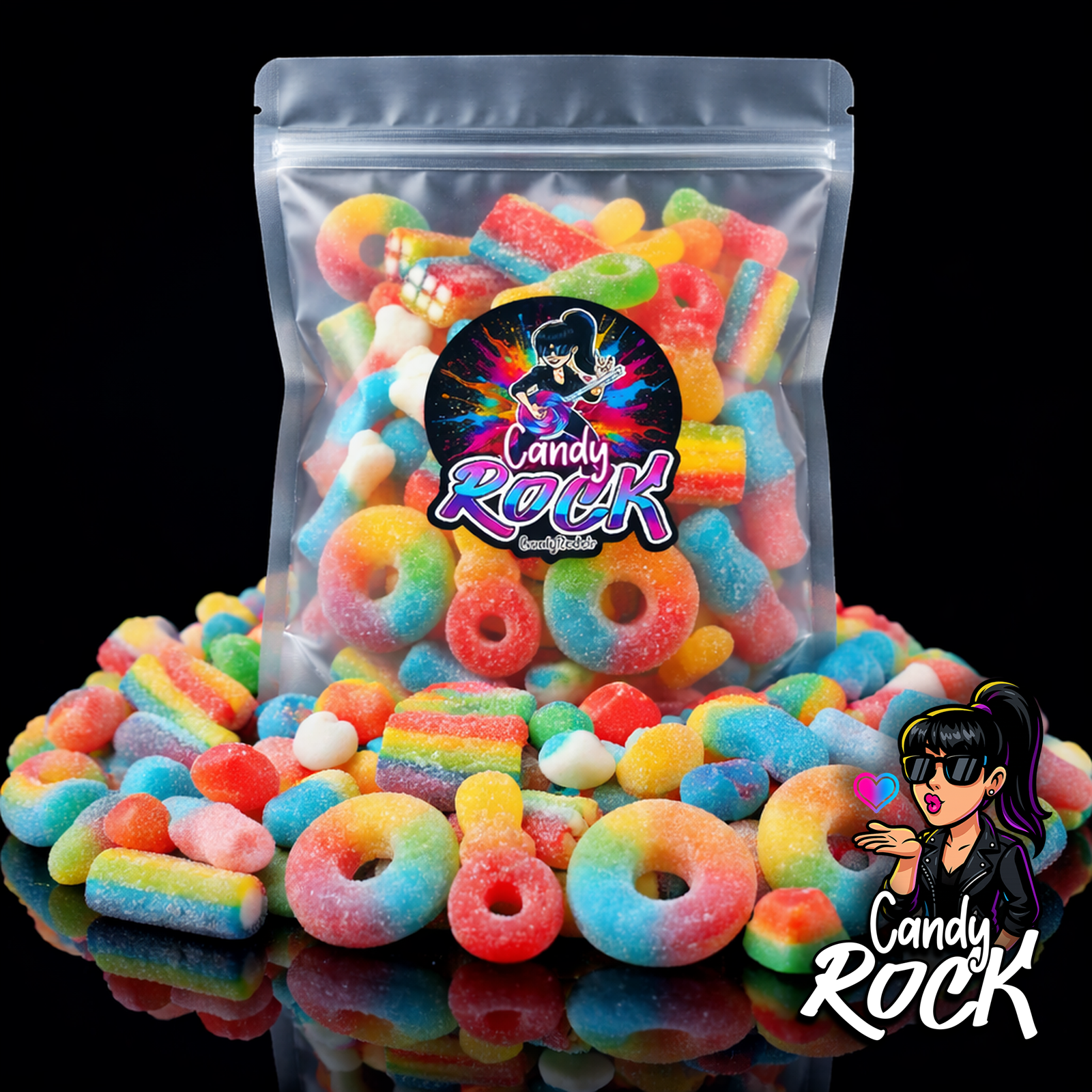 Candy Mix Arc-en-Ciel – Bonbons Acidulés - Dulceplus