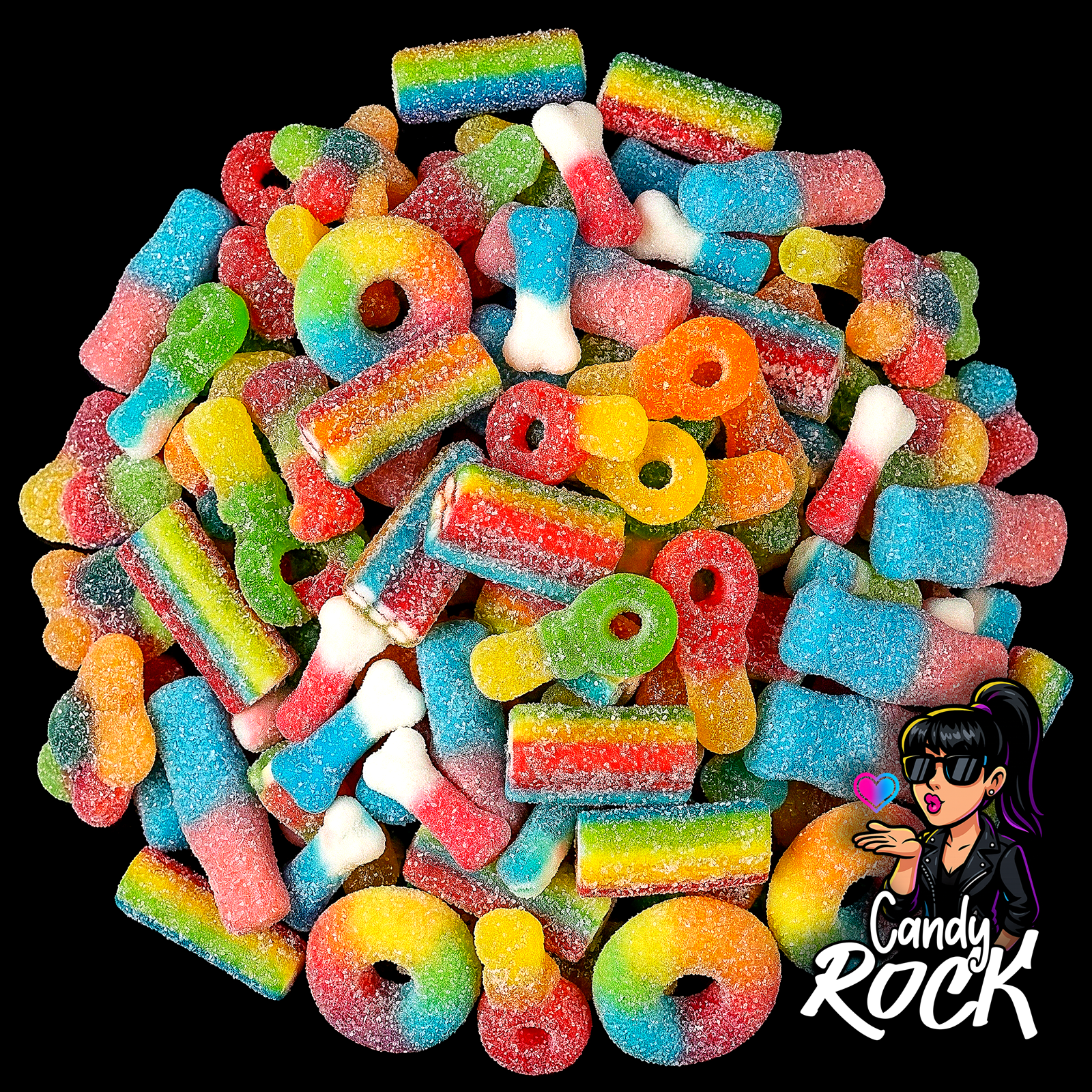 Candy Mix Arc-en-Ciel – Bonbons Acidulés - Dulceplus