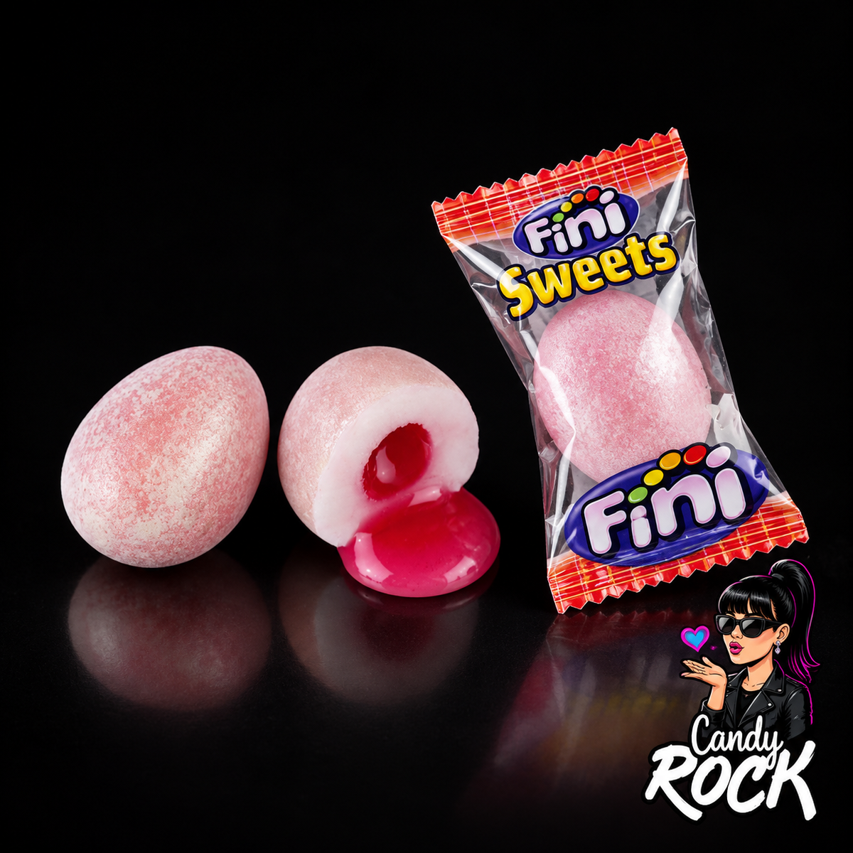 10 Chewing-Gums Panna Fragola Fraise Fourrés – Fini