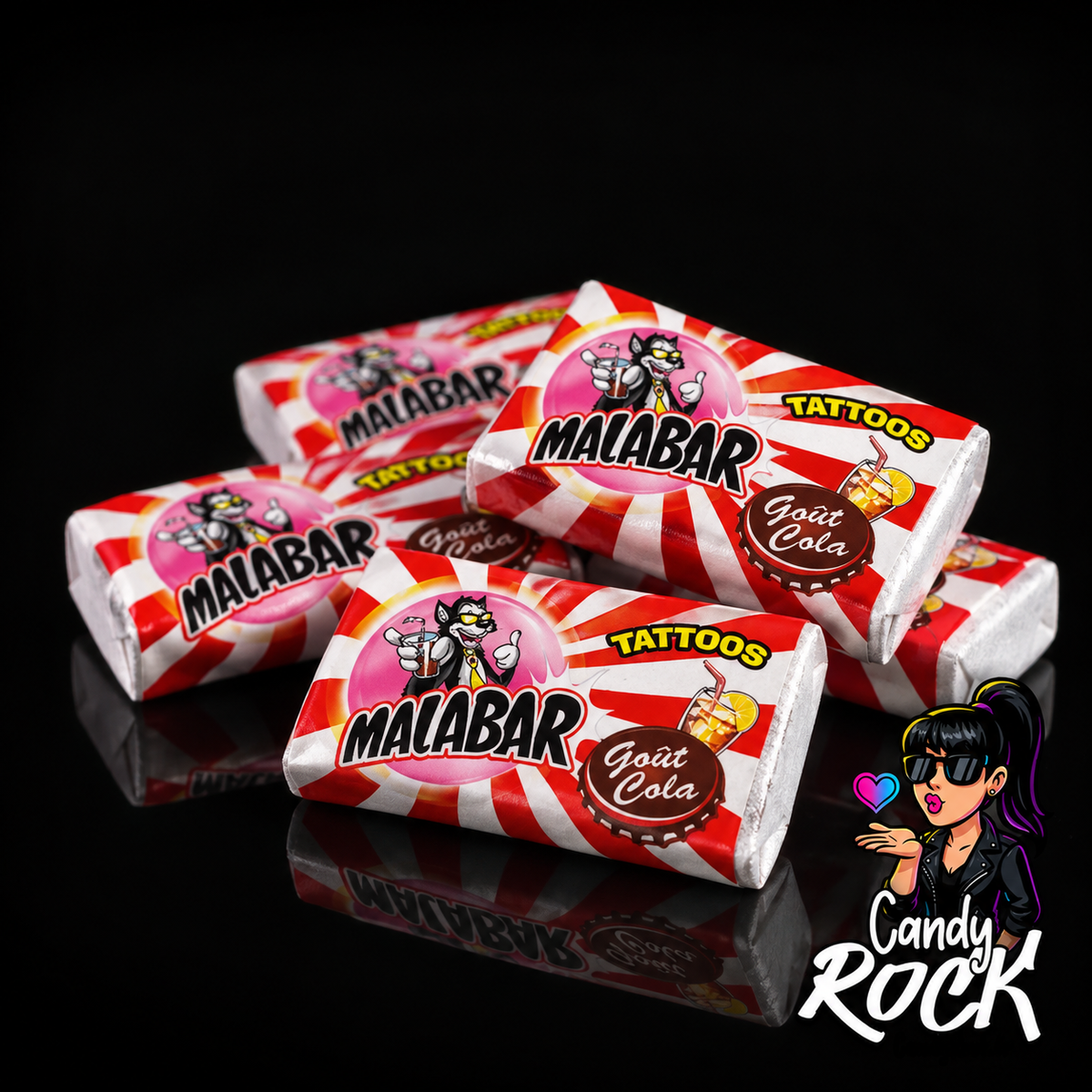 Mix Chewing-Gums Malabar – 6 Goûts – 30 ou 60 pièces