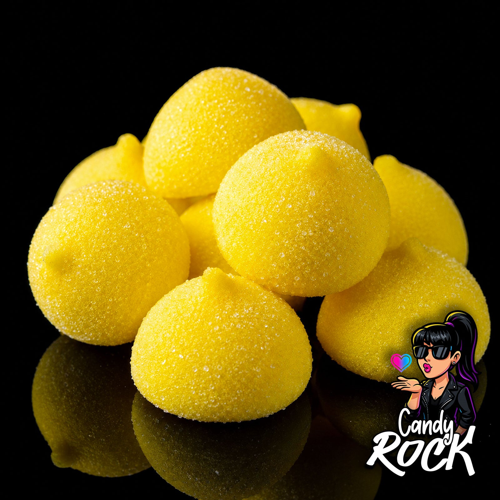 Guimauves Balles de Golf Jaunes – Mousse Veloutée – Bulgari