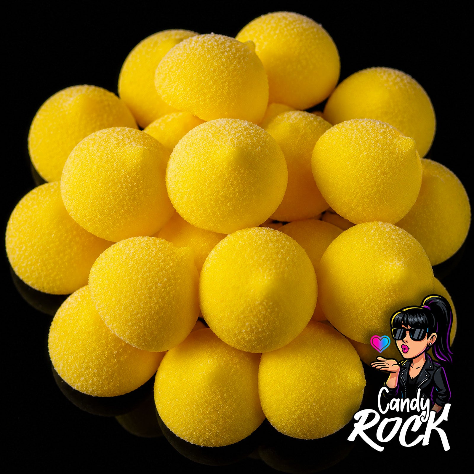 Guimauves Balles de Golf Jaunes – Mousse Veloutée – Bulgari