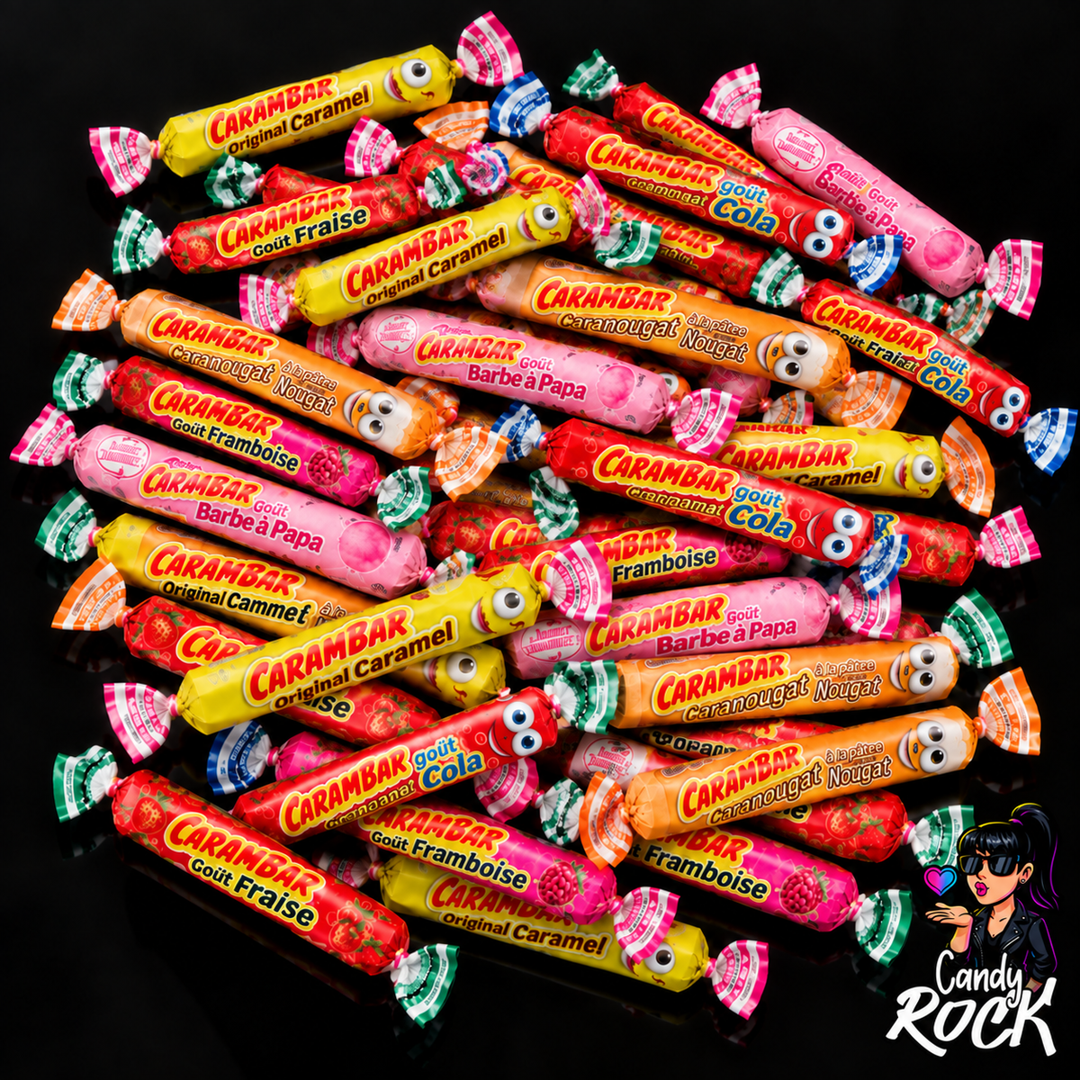 Mix Bonbons Carambar – 5 Goûts – 50 pièces