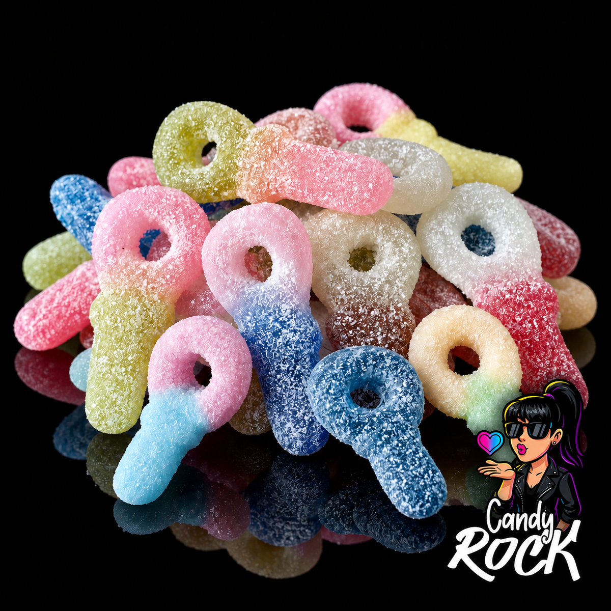Mix Bonbons Tétines Frisia – 6 Variétés Acidulées – 600 g