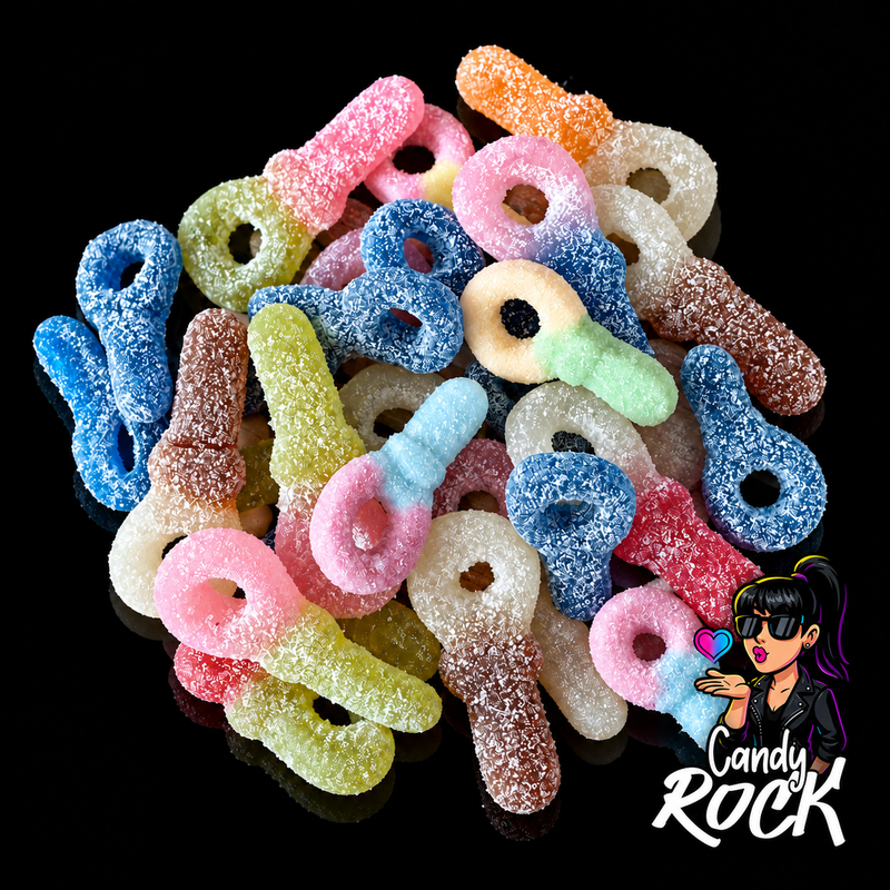 🎸Mix Bonbons Tétines Frisia – 6 Variétés Acidulées – 600 g