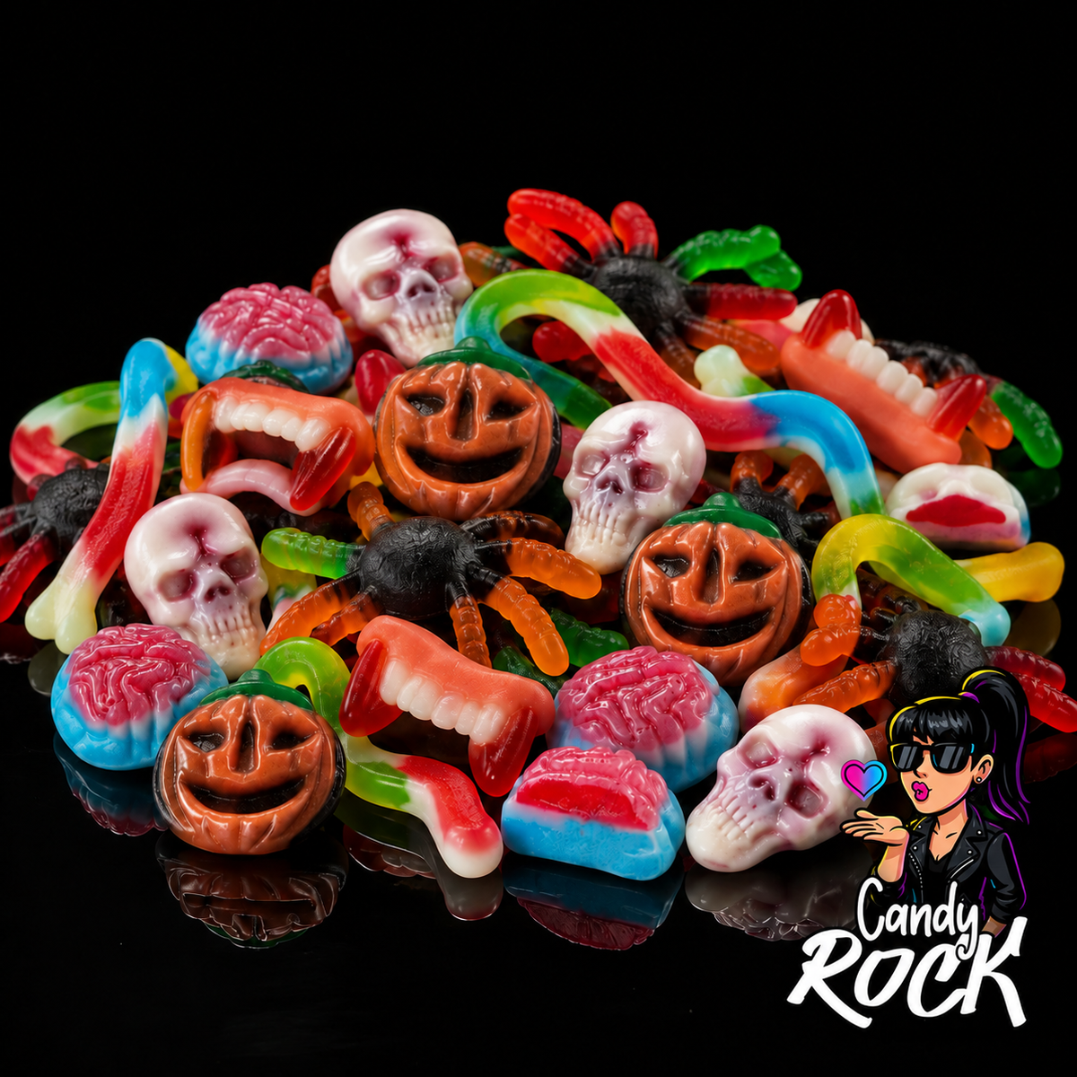 Mix Halloween Bonbons Lisses – 7 Variétés - Candyrock