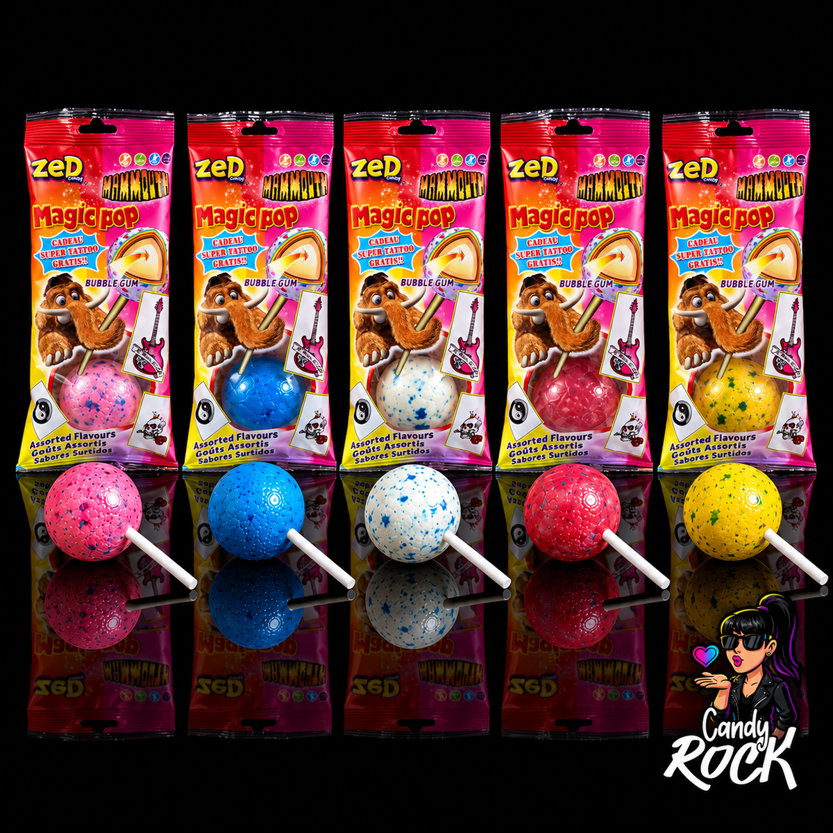 Sucette Mammouth Pop Jawbreaker Chewing-Gum – Zed Candy