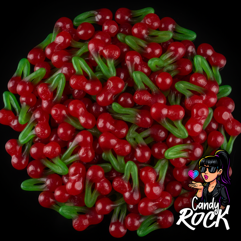 🎸 Cerises gélifiées lisses version rock & glam
