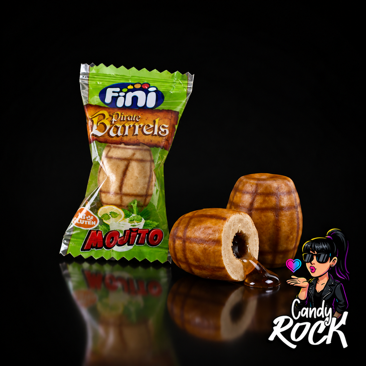 10 Chewing-gum Barriques Mojito - Cœur Liquide - Fini