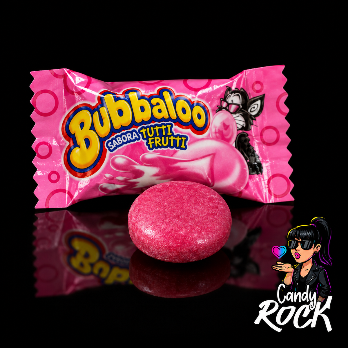 10 Chewing-gum Tutti Frutti – Cœur liquide explosif – Bubbaloo