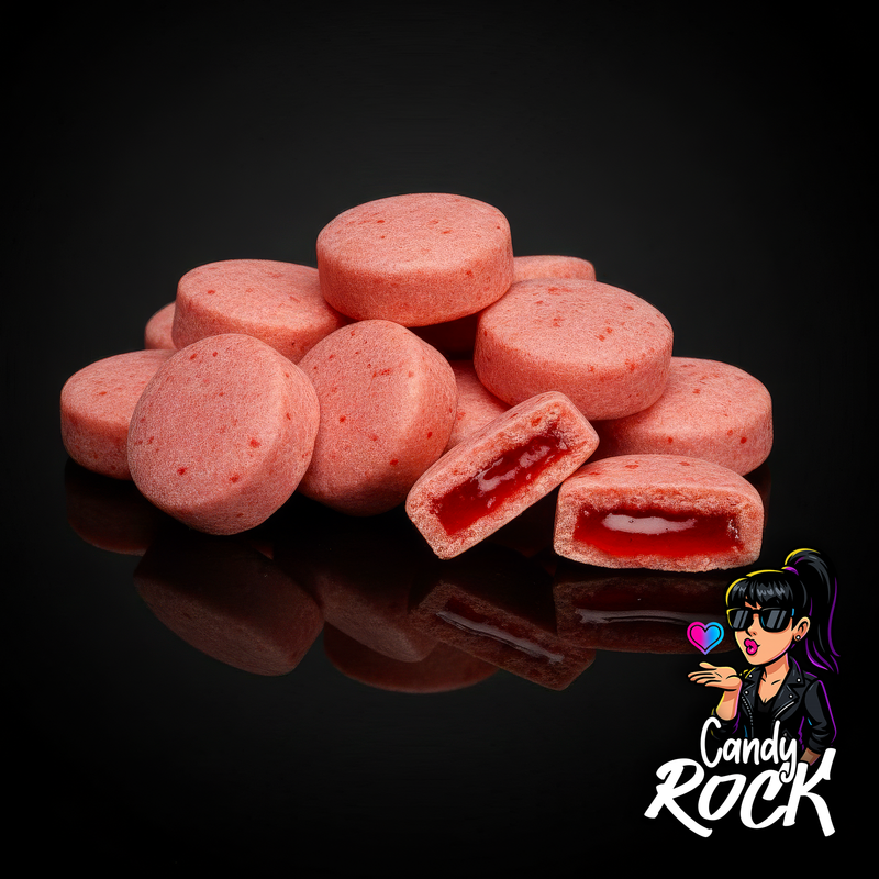 🎸 Le chewing-gum fraise qui fait durer le plaisir