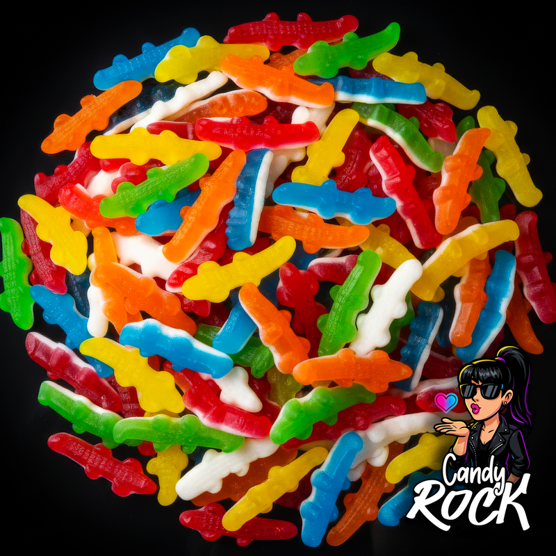 🎸 Des crocodiles lisses, néon et rock comme il faut