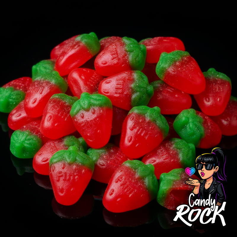 🎸 Fraises fourrées version rock & glossy
