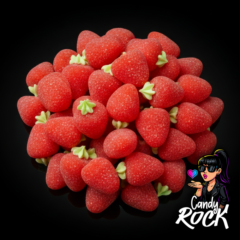 🎸 La fraise marshmallow en version XXL & rock