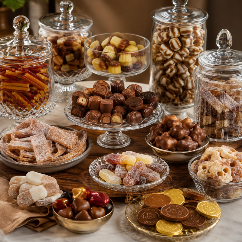 Bonbons Marron en Vrac : Cola, Caramel & Candy Bar