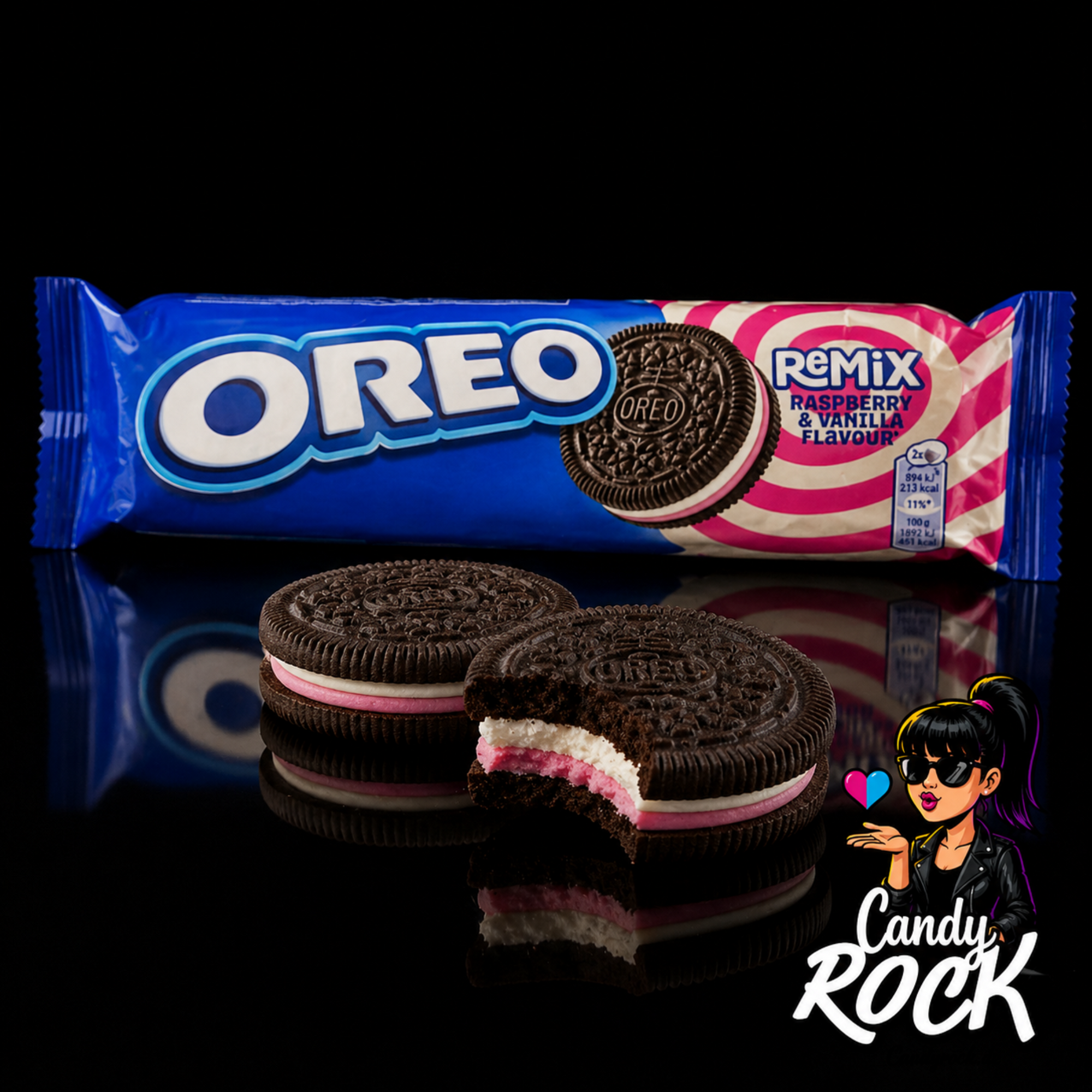 Bicuits Oreo Remix Framboise & Vanille – Double Fourrage – Oreo