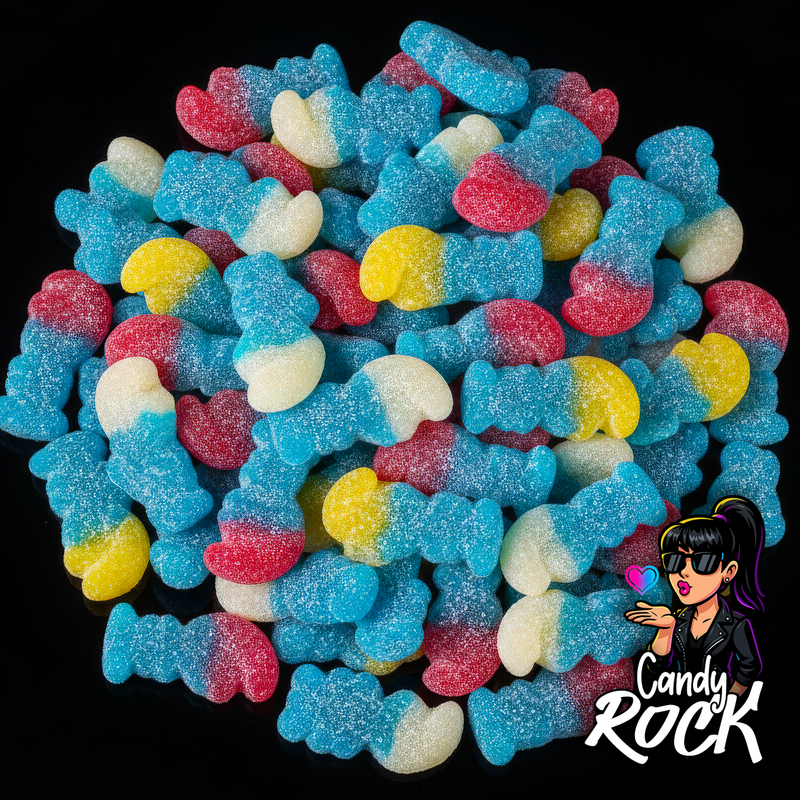 🎸 Les Bonbons Schtroumpfs Fizz en version rock & neon