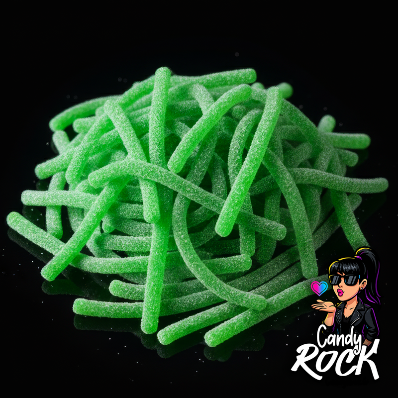🎸 La pomme en mode spaghetti rock & acidulé