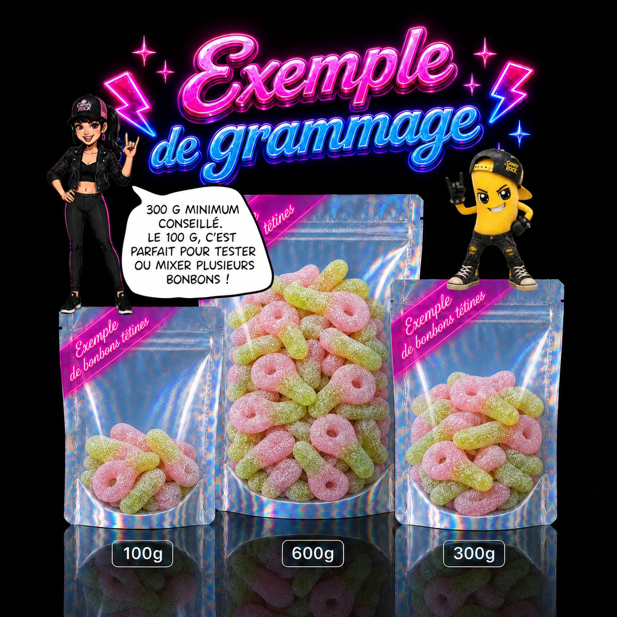Bonbons Tétines Pastèque Bicolores Acidulées – Frisia